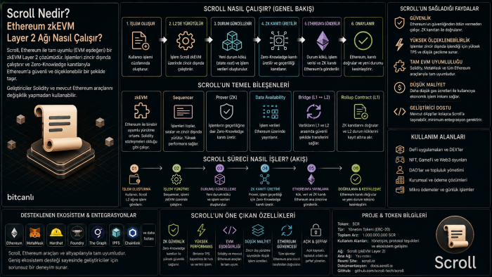 Scroll Nedir? Ethereum zkEVM Layer 2 Ağı Nasıl Çalışır?